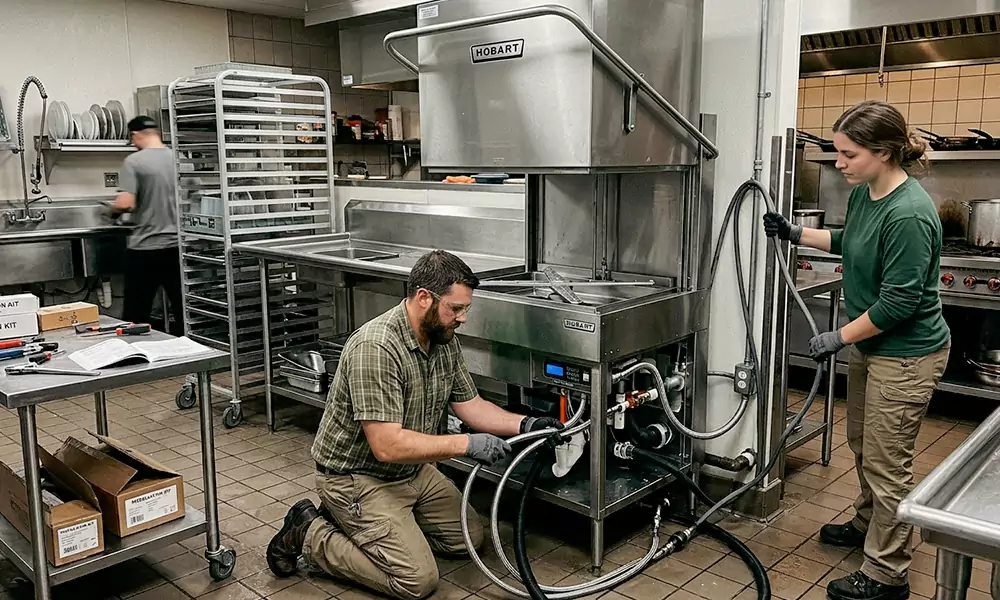 Commercial Dishwasher Installation in Arlington, MA