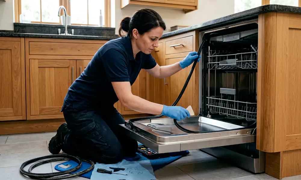 Dishwasher Door Gasket Replacement in Arlington, MA