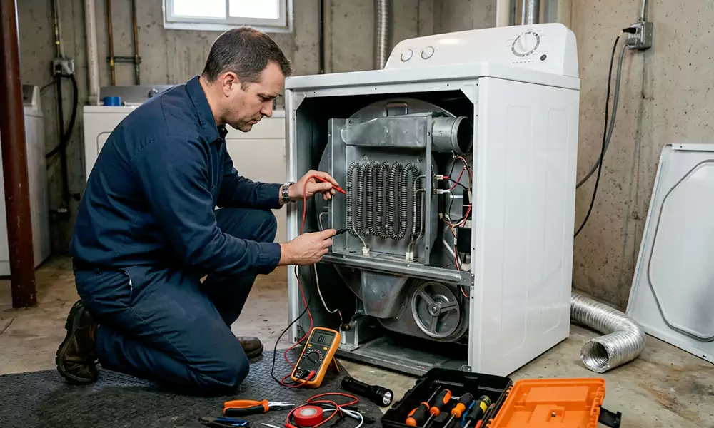 Dryer Not Heating Repair in Arlington, MA