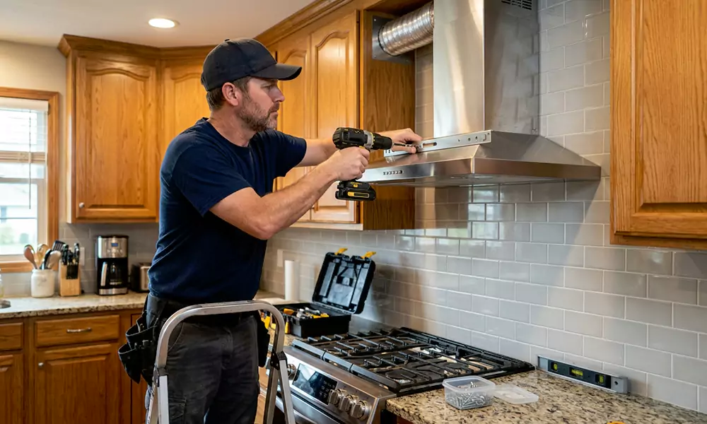 Range Hood Installation in Arlington, MA